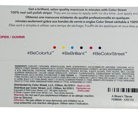 3/$20💘 Color Street Nail Polish Strips in A Stone's Throw - Picture 12 of 13